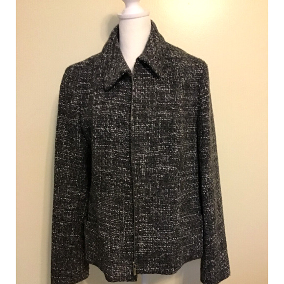 Jones‎ New York Women's Signature Collection Tweed Jacket Size 12 - Picture 5 of 16